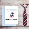 Funny Marvel Fathers Day Card - Have a Marvel-lous day! with Captain America