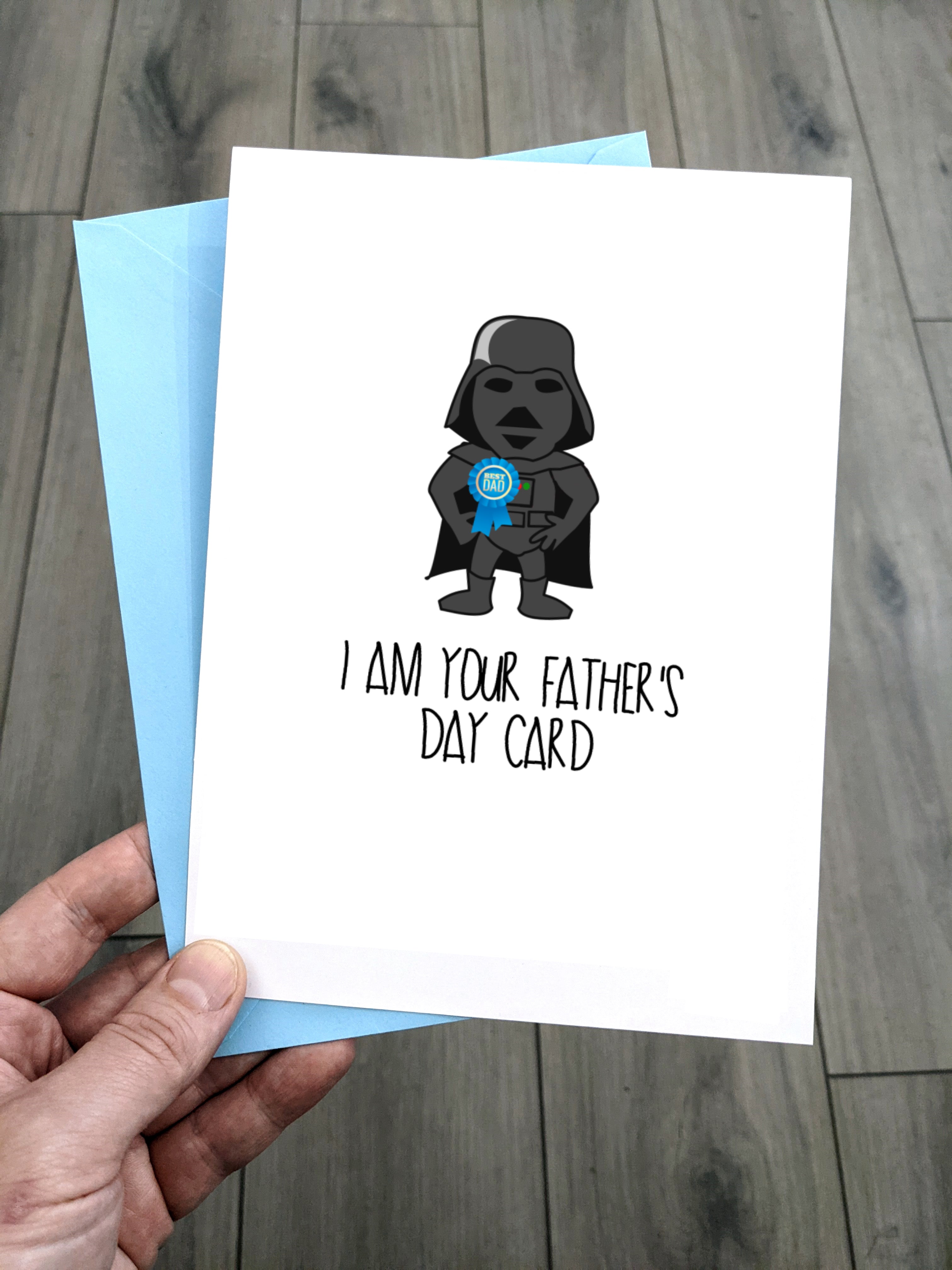 Darth Vader - I am your Father...s Day Card - Funny Star Wars Card ...