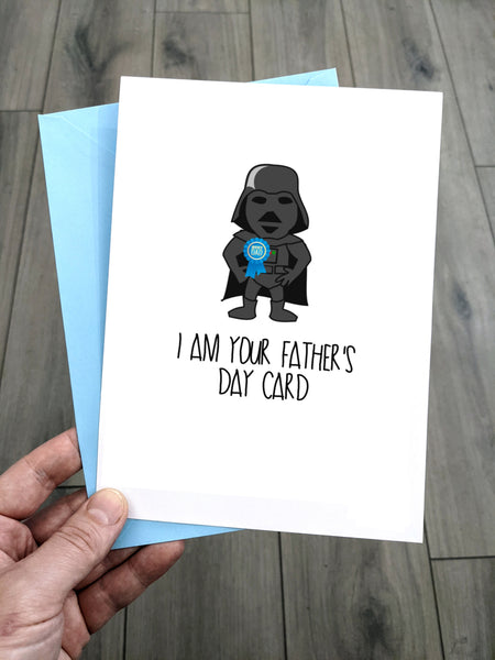 Darth Vader - I am your Father...s Day Card - Funny Star Wars Card ...