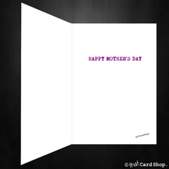 Naughty Mothers Day Card - Thanks for not putting me up for adoption! - That Card Shop