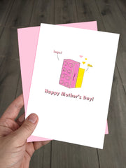 Funny Cute Mother's Day Card - Lego, No!