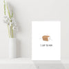 Funny Cute Mother's Day Card - I Loaf You Mum