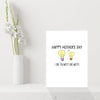 Cute Mothers Day Card - I Love you watts and watts!