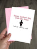 Funny Mothers Day Card from the Bump - pregnancy / expecting card for Mum
