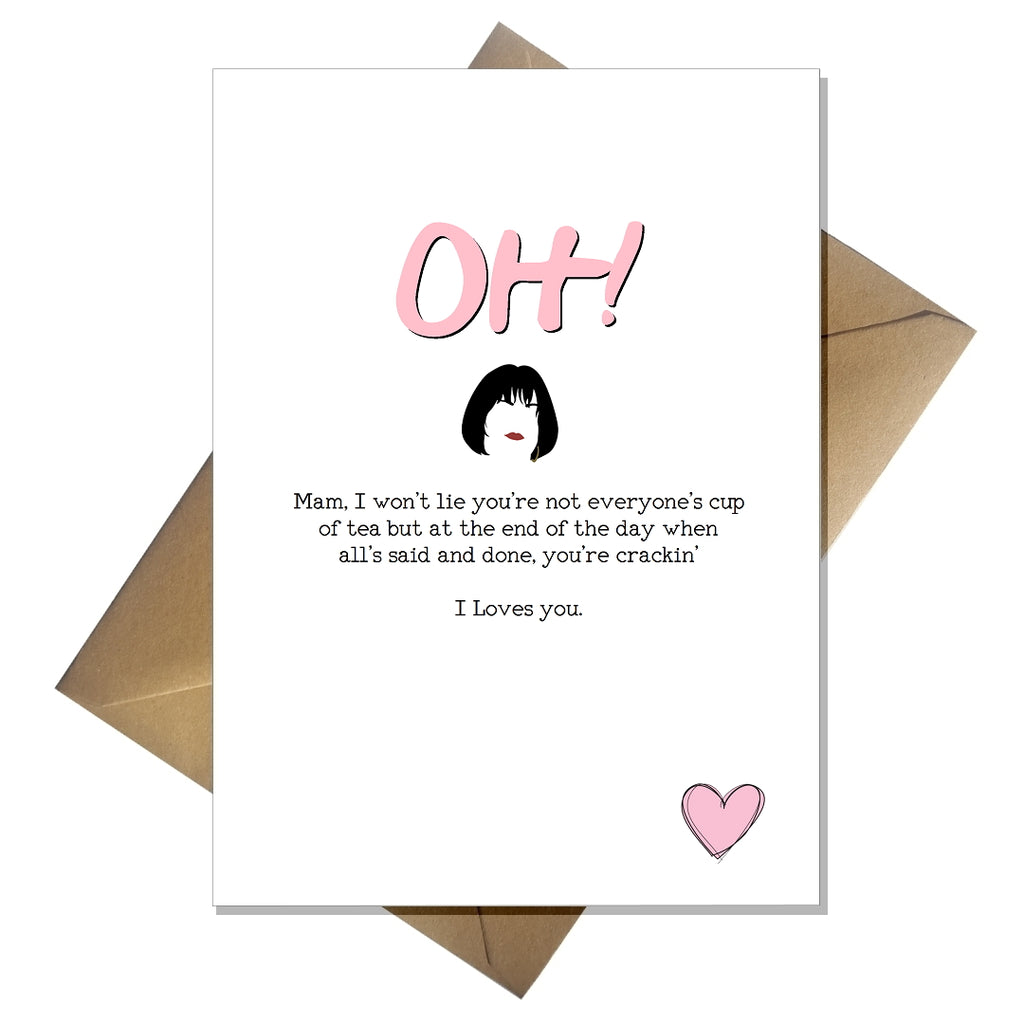 Funny Gavin and Stacey Mothers Day Card - Nessa OH! I Loves You - That Card Shop