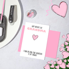 Funny Mothers Day card for Grandma - I'm gift enough!