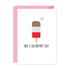 Funny Retro Mothers Day Card - You're fab! 80s 90s Ice cream