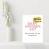 Funny Value Mothers Day Card - Reduced! Joke Humour Mother's Day Card for Mum