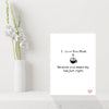 Funny Cute Mother's Day Card - I Love you - You make my tea just right!