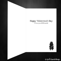 Darth Vader Valentines Day Card - Together we can rule the Star Wars Galaxy! - That Card Shop