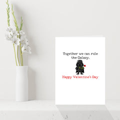 Darth Vader Valentines Day Card - Together we can rule the Star Wars Galaxy!