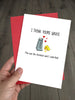 Cute Pun Valentines Day Card - I think you're GRATE