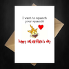 Rick and Morty Squanch Funny Valentines Card - That Card Shop