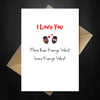 Funny Valentines Card - I Love you more than Kanye west... - That Card Shop