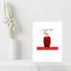Ed Sheeran Valentines Day Card - Love You from my Ed to my Toes!