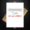 Funny Rick and Morty Christmas Card - Let's get schwifty! - That Card Shop