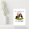 Funny Harry and Meghan Christmas Card - The Sussex's take a step back!