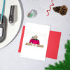 Star Trek TNG Christmas Card - Picard says Make it Snow!