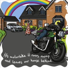 My Daddy Rides a Motorbike - Children's Board Book