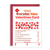 Tesco Everyday Value Valentines Day Card - Funny Spoof Supermarket Cards